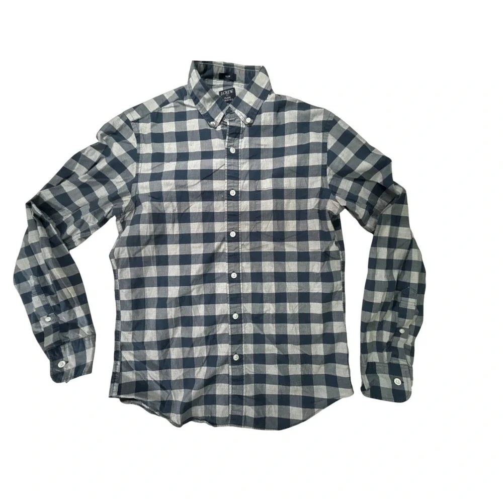 J.Crew plaid shirt Men's size‎ Small multicolor button-down long-sleeve